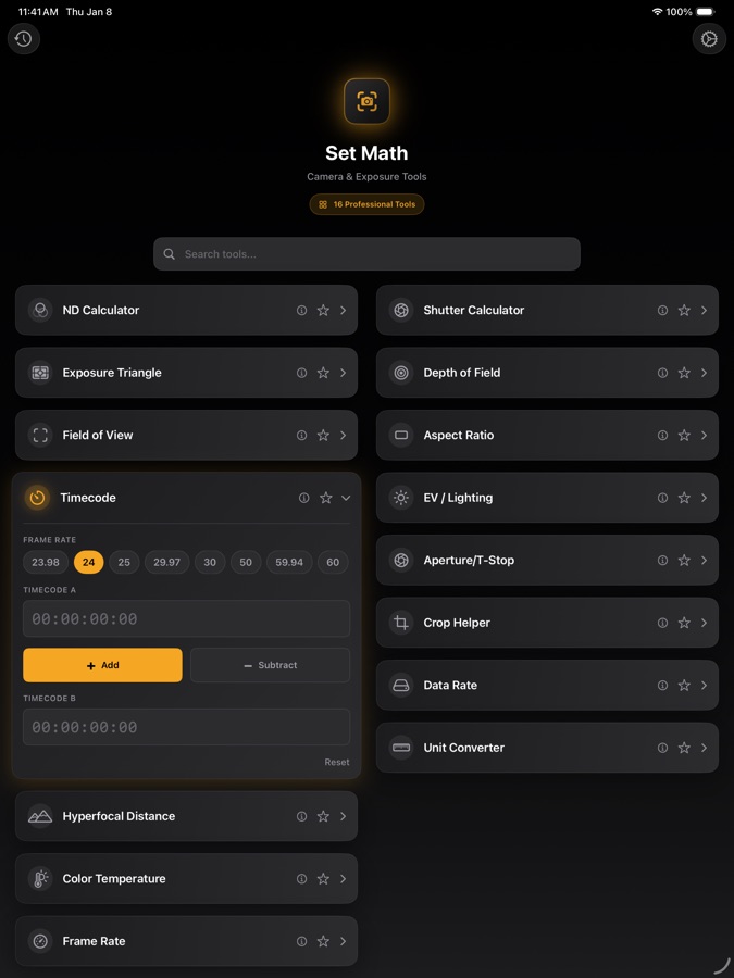 Set Math running on iPad